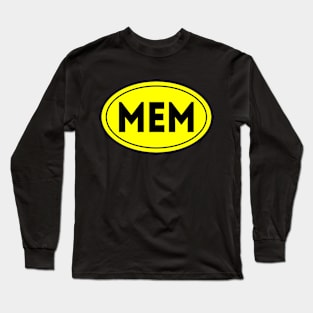 MEM Airport Code Memphis International Airport USA Long Sleeve T-Shirt